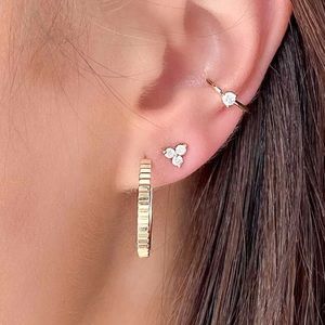 Ring Concierge Trio Diamond Stud 14k white gold